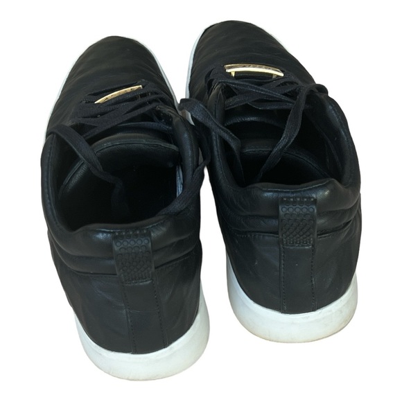 NIKE TIEMPO PREMIER 17 Black White Gold SWOOSH & EMBLEM Sneakers Men’s Size 9.5 - Picture 12 of 12